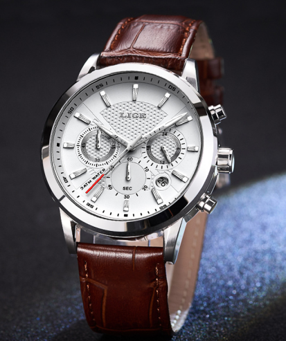Branded new leather Watch for men
