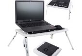 Foldable Adjustable Laptop Stand With Cooling Fan