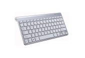 Ultra Slim Wireless Keyboard and Mouse Universal Silver Color